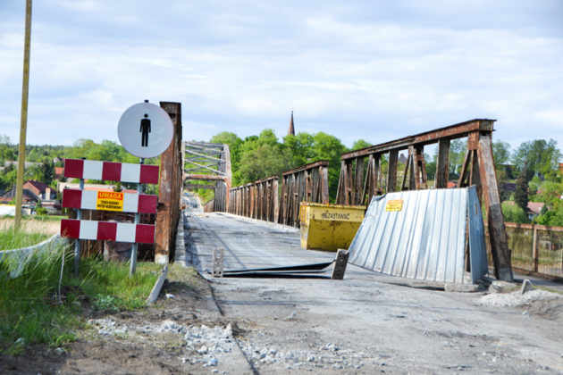 remont mostu w Cigacicach